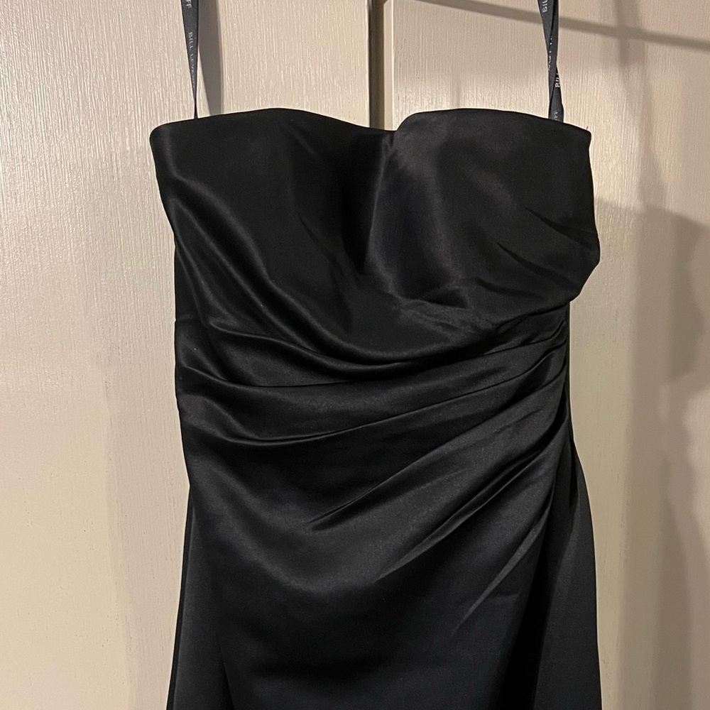 Black floor length formal gown size 0
